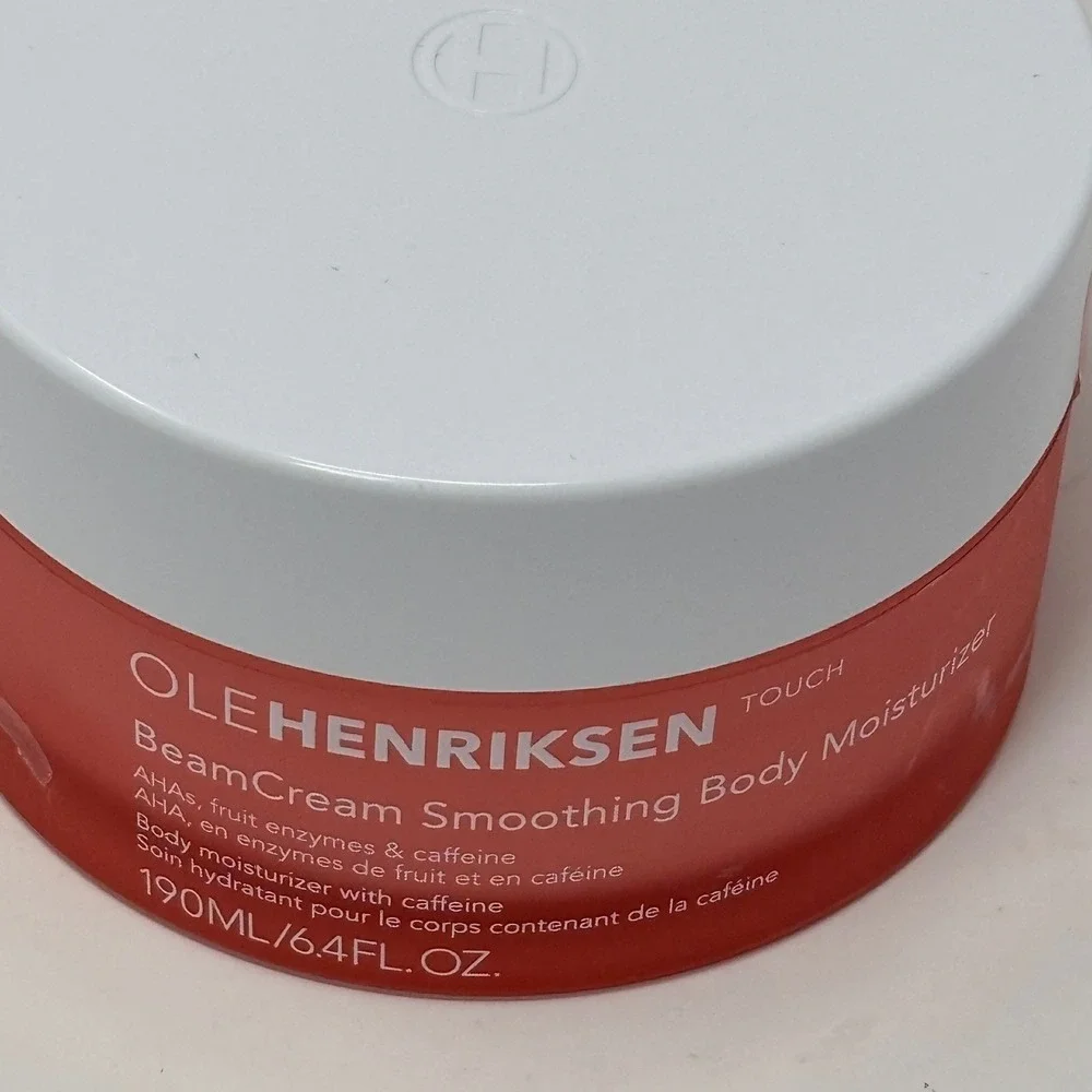 Ole Henriksen Touch BeamCream Smoothing Body Moisturizer 6.4oz AHA Caffeine